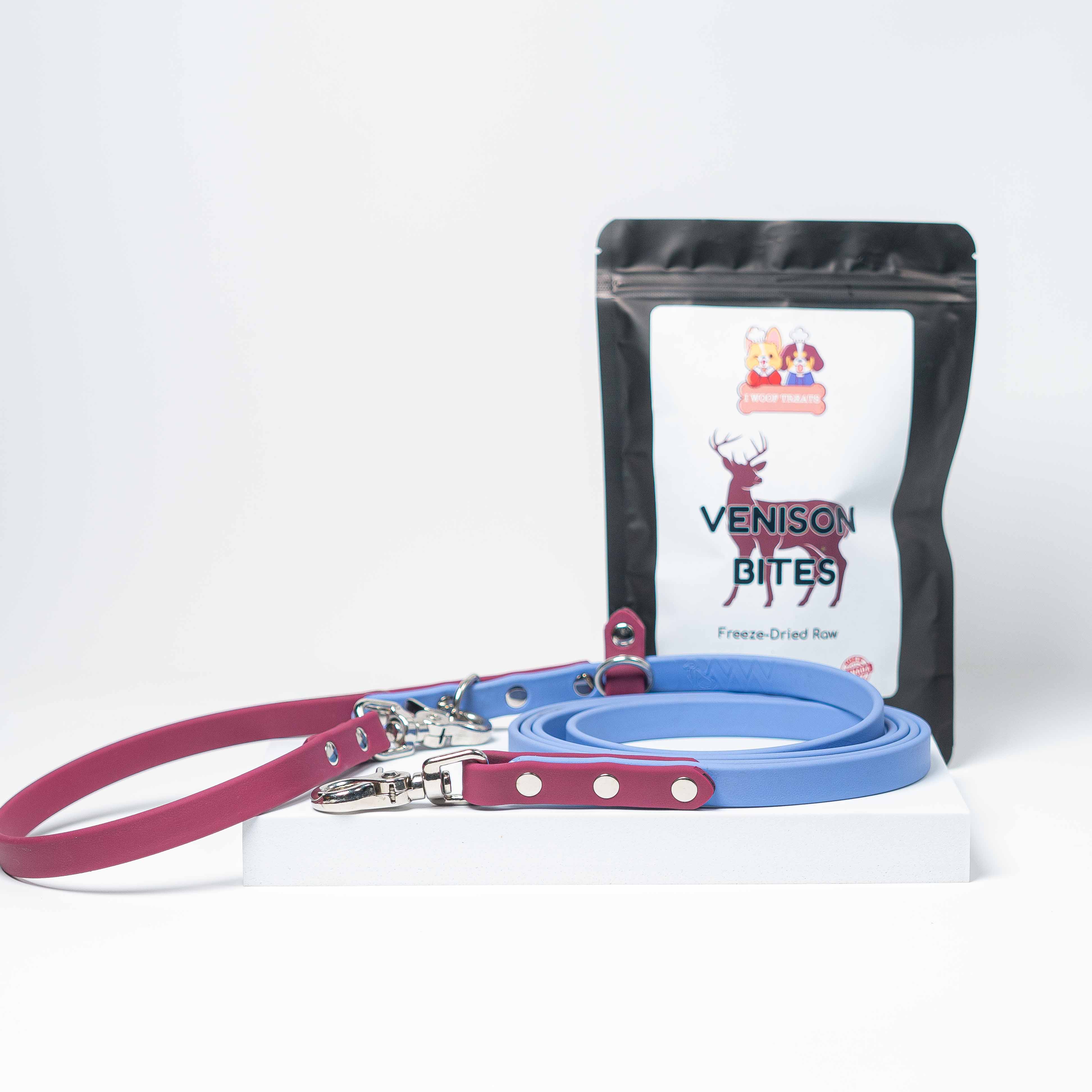 The Pupway™ 3-in-1 Multipurpose Handsfree Dog Leash Bundle - PWW x I Woof Treats