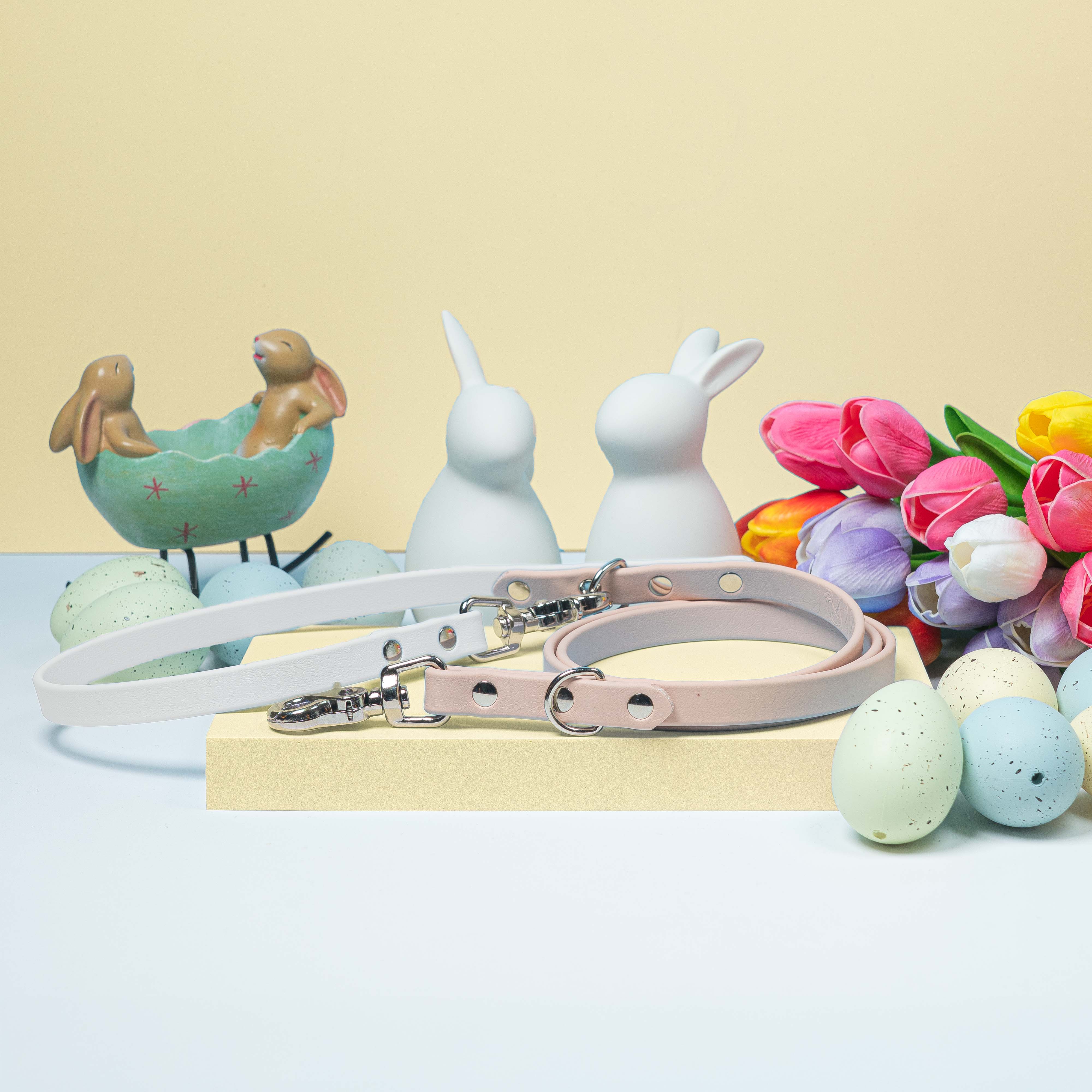 Sorbet Crema Biothane Dog Leash - Spring Collection